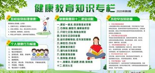 健康教育宣传栏图片