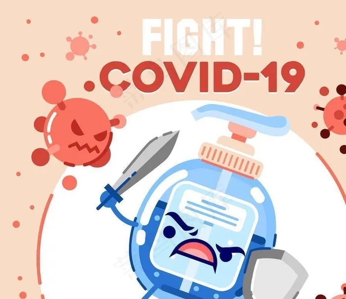 病毒战役图片eps,ai矢量模版下载