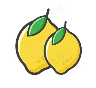 手绘柠檬图片