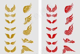 矢量翅膀图片