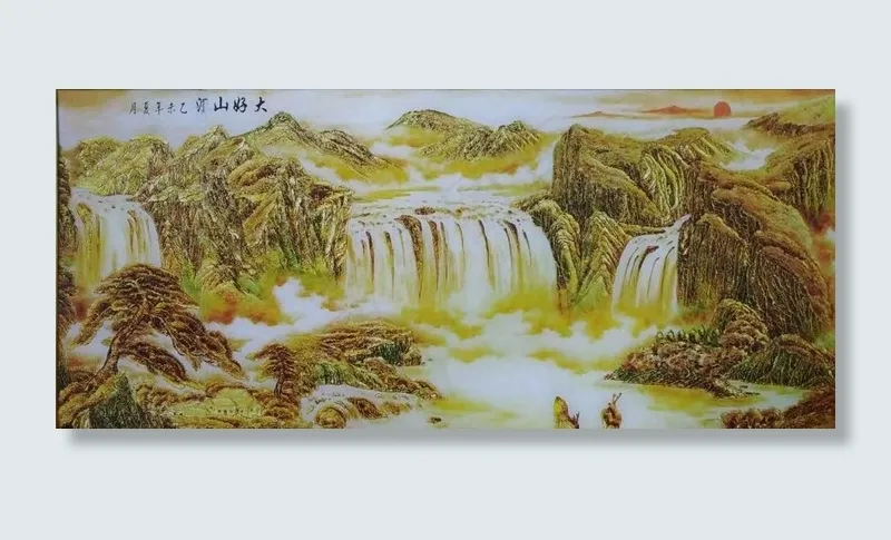 大好山河图片cdr矢量模版下载