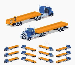 卡通工程车图片