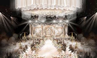 香槟色婚礼效果图图片