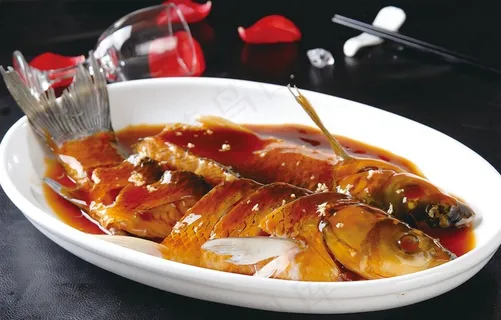 西湖醋鱼图片 西湖醋鱼图片