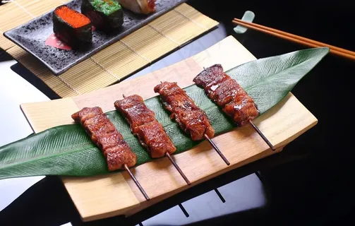 烧烤寿司烤鳗鱼图片