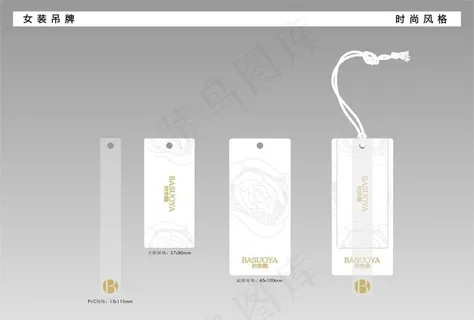 女装玫瑰花吊牌图片
