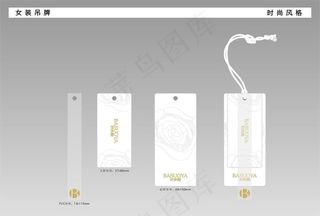 女装玫瑰花吊牌图片