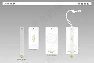 女装玫瑰花吊牌图片