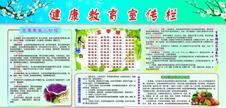 健康教育宣传栏图片