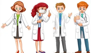 卡通医生图片