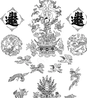 招财童子图图片