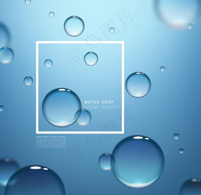 细胞水珠海报图片(4252X4252(DPI:300))psd模版下载