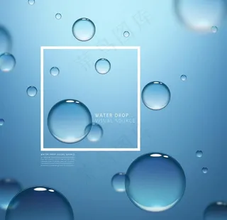细胞水珠海报图片