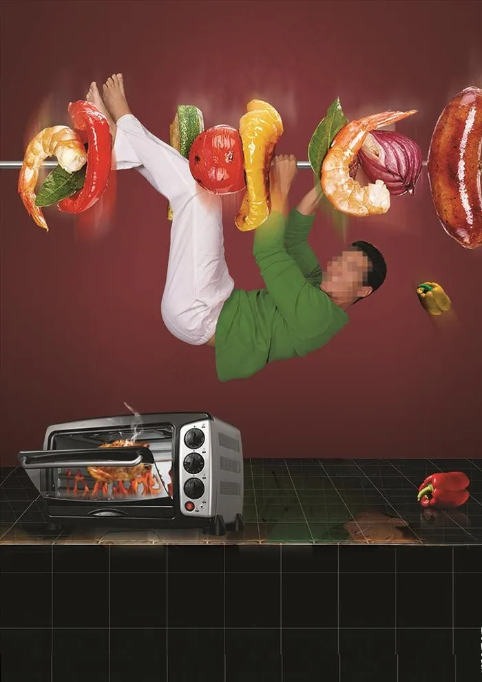 烤箱海报图片(2894X3927(DPI:350))psd模版下载