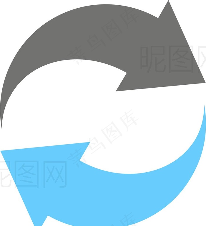 循环箭头图片eps,ai矢量模版下载