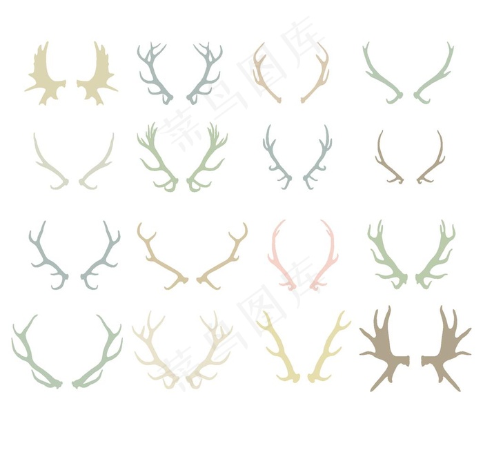 鹿角素材图片