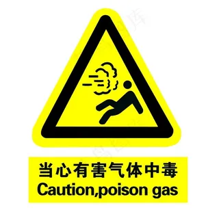 当心有害气体中毒图片