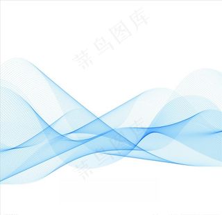 蓝色线条图片