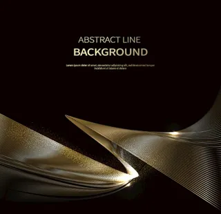 金色 渐变线条图片