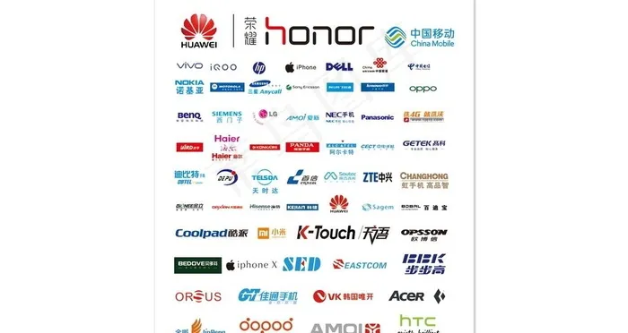 手机品牌图片cdr矢量模版下载