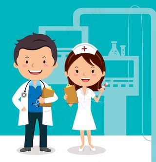 卡通医生图片