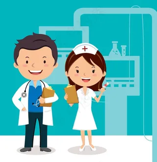 卡通医生图片