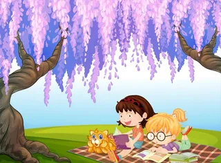 卡通儿童插画图片