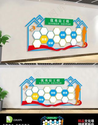 员工风采文化墙图片