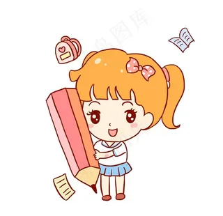卡通女孩图片