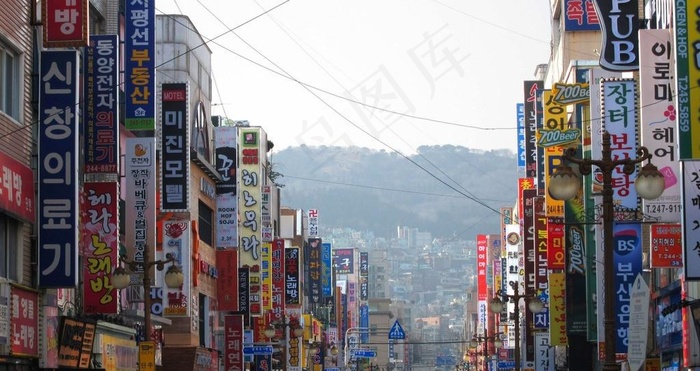 韩国釜山街景图片