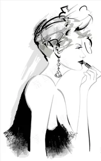 手绘时尚美女图片 手绘时尚美女图片