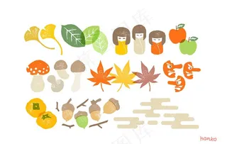 日式和风小清新图案图片