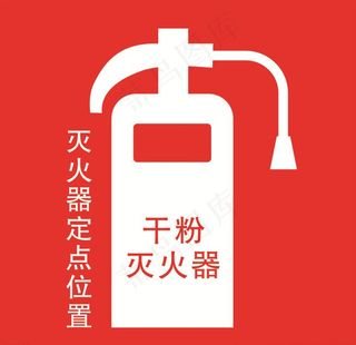 灭火器定点位置图片