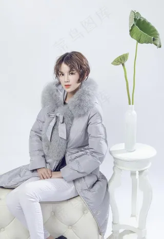 女装拍菜鸟图库片