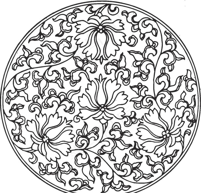 镂空花图案图片