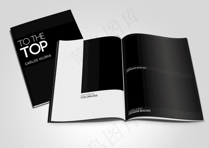 画册贴图样机图片