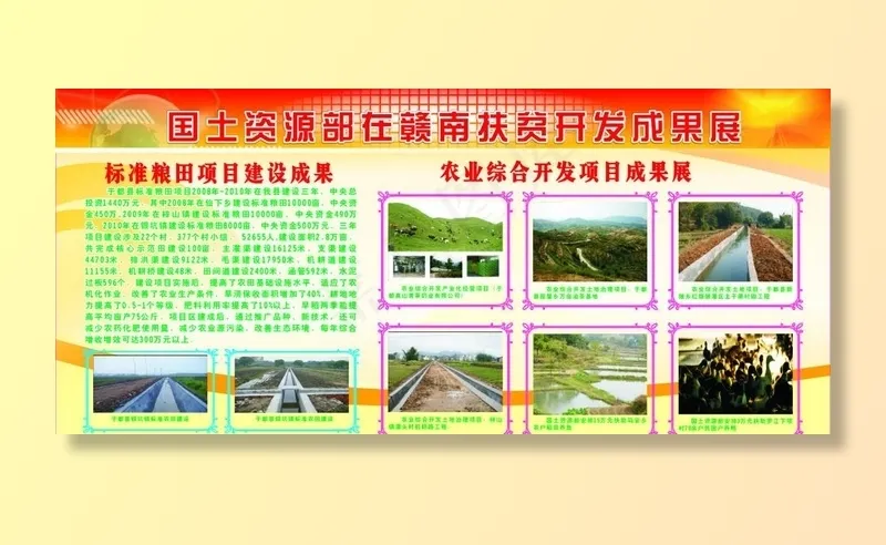 宣传栏 单位宣传栏 国土局宣传栏图片cdr矢量模版下载