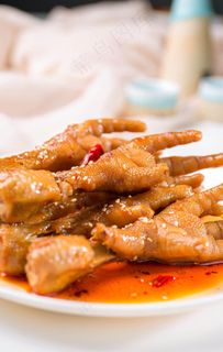 麻辣鸡爪图片