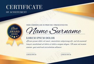 英文荣誉证书图片