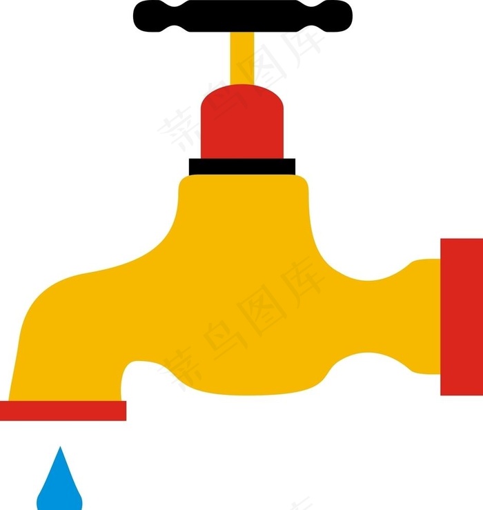 水龙头图片cdr矢量模版下载
