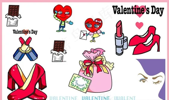 情人节漫画图片