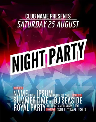 俱乐部海报图片