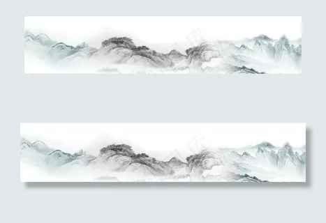 水墨画背景墙图片