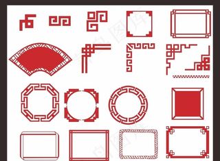 中式边框图片