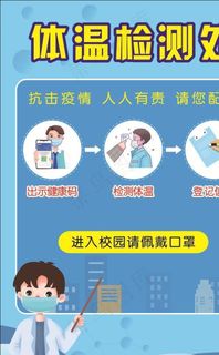 体温检测处图片