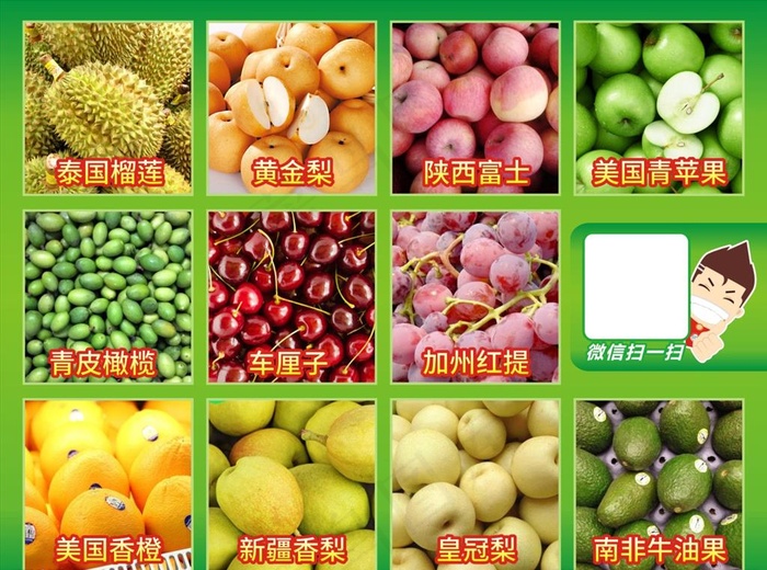 水果图片cdr矢量模版下载