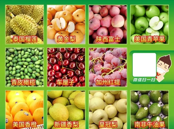 水果图片cdr矢量模版下载