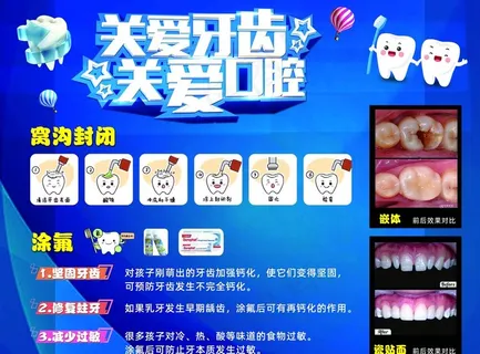 牙科诊所海报图片