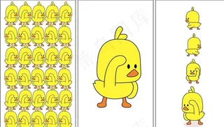 小黄鸭图片