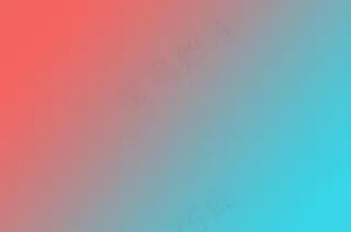 橙蓝色拼接图片